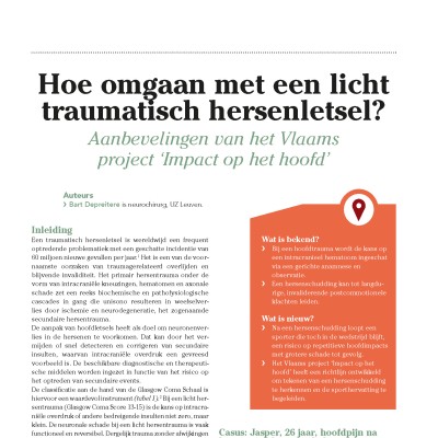 Artikel Huisarts.nu Dr. Depreitere